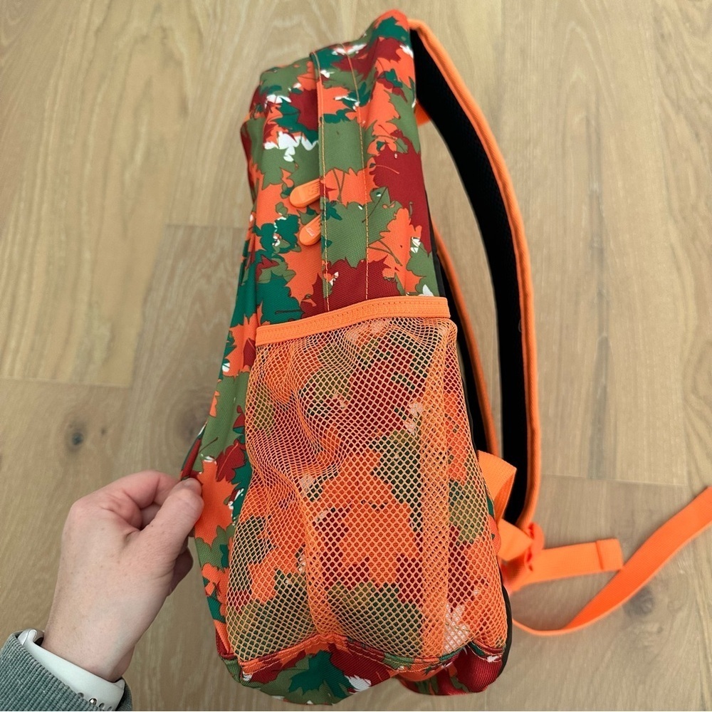 New Balance X Cross Country Backpack Outdoors Hiking Travel Orange Camo NBXC - Picture 5 of 14